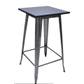 full iron dining table for bar stool table